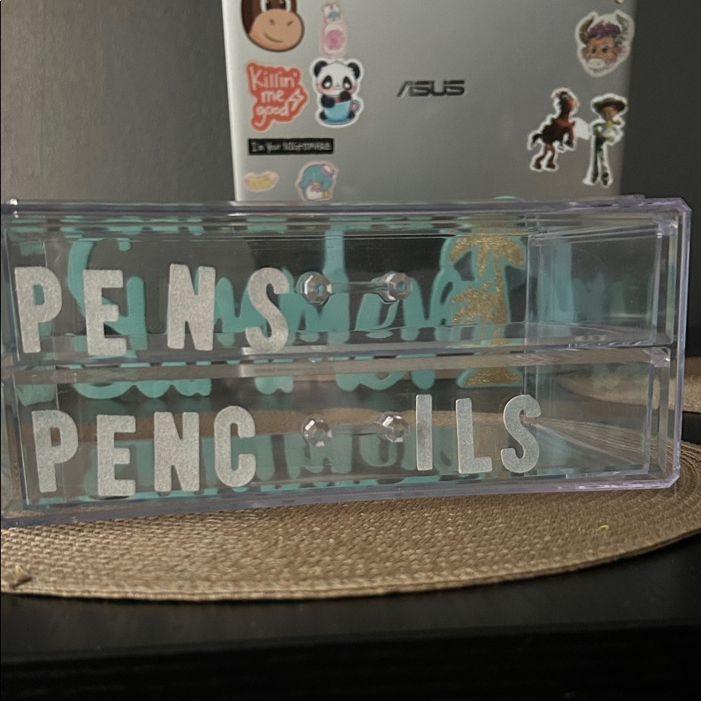 Clear Acrylic Pen and Pencil Organizer